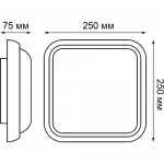 Светильник светодиодный 24Вт белый IP54 Novotech 357512 OPAL