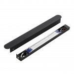 357787BL LEDA ODL26 (Для артикулов 7155) Диммируемый драйвер металл/черн с выкл. на корпусе  IP20 45W 24V 0-1.875 FINO XS