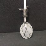 Плафон стекло матовое с узором 100*120мм E14/Е27 (35мм посадка) De markt/ Mw 358011 Грация