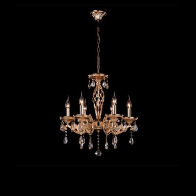 Люстра Eurosvet 3585/6 золото/тонированный хрусталь