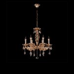 Люстра Eurosvet 3585/6 золото/тонированный хрусталь