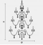 Подвесной светильник Masiero CLASSICA 3587 10+10+5