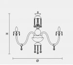Подвесной светильник Masiero CLASSICA 3587 5