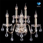 Светильник бра Eurosvet 3600/5 золото прозрачный