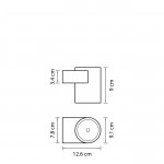Светильник светодиодный уличный настенный Lightstar 360672 Paro
