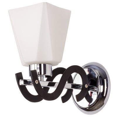 Светильник ЭкономСвет 36183/1wCR BK WT