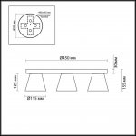 Люстра потолочная Lumion 3621/30CL GERANA