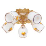 Светильник ЭкономСвет 3622/5FGD+YL WT