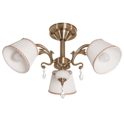 Люстра классическая Экономсвет 36299/3AB+WT*4 Люстра классическая Экономсвет 36299/3AB+WT*4