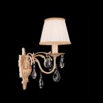 Светильник Eurosvet 3637/1 белый с золотом/прозрачный хрусталь