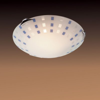 Светильник Сонекс 264 хром Quadro blue