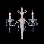 Светильник Eurosvet 3641/2 белый с золотом/прозрачный хрусталь Strotskis