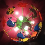 Люстра для детской с рыбками Mw light 365014605 Улыбка