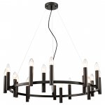 367-023-18 VELANTE Классический стиль светильник подвесной, E14, 18x40W