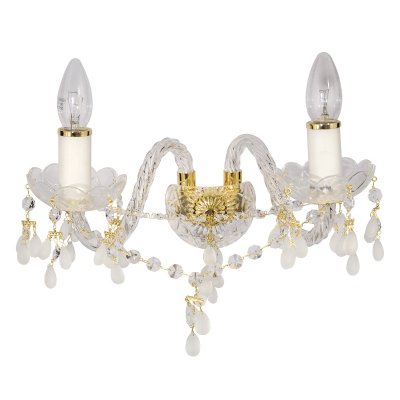Светильник хрустальный настенный бра Mw light 367021002 Каролина