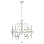 Люстра классическая с хрусталем Экономсвет 36720/5WT CL