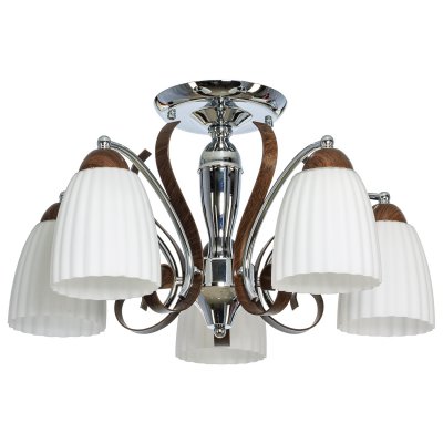 Люстра классическая Экономсвет 36772/5CR+RED WT