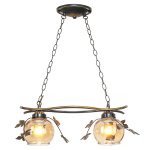 Подвесной светильник Экономсвет 36794/2P BK BN