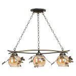 Подвесной светильник Экономсвет 36794L/3P BK BN