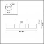 Люстра потолочная Lumion 3696/60CL DILIP