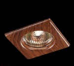 Встраиваемый неповоротный светильник Novotech 369717 WOOD