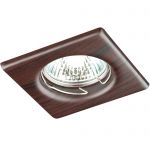 Встраиваемый неповоротный светильник Novotech 369718 WOOD