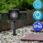 Розетка уличная с таймером Globo 37008-2Z