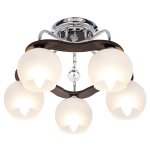 Люстра еврокаркас Экономсвет 37067/5CR+BK WT