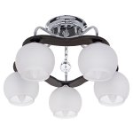 Люстра еврокаркас Экономсвет 37067/5CR+BK WT