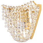 Светильник бра с хрусталем Экономсвет 371/1wFGD