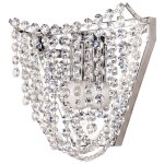 Светильник бра с хрусталем Экономсвет 372/1wCR