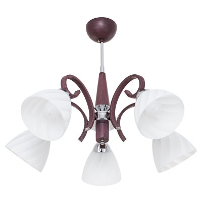 Люстра классическая Экономсвет 3739/5CR+BR WT