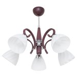 Люстра классическая Экономсвет 3739/5CR+BR WT