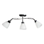 Потолочный светильник Экономсвет 37551A/3BK+CR WT