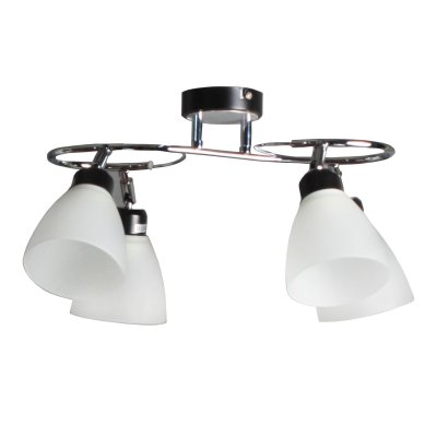 Потолочный светильник Экономсвет 37551A/4BK+CR WT