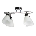 Потолочный светильник Экономсвет 37551A/4BK+CR WT