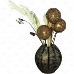 Настольная лампа Mw light 376030703 Ротанг