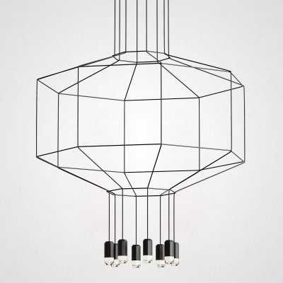Подвесной светильник Via Wireflow polyhedral 0301 Octagonal D55