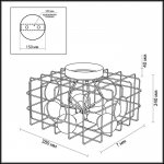 Люстра потолочная Lumion 3782/5C OTIS