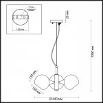 Люстра Lumion 3784/3 SOPHIE