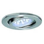 Paulmann 3786 3786  светильник встр. базовый набор LED поворот. 3х3,5W железо шерохлватое 