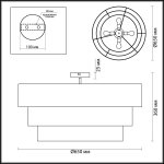 Люстра потолочная Lumion 3789/4C EMMA