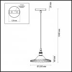 Подвесной светильник Lumion 3797/1 JESS