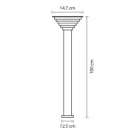 Светильник светодиодный уличный парковый Lightstar 379737 Piatto