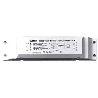 Gira Мех Усилитель мощности для л/н и электронных тр-ров наружного монтажа, 700W 212х49х46мм (G38000)