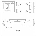 Светильник потолочный Odeon light 3825/4C REANNA