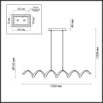 Подвесной светильник Odeon light 3832/50L SPIRA