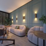 Настенный светильник Odeon light 3833/2WB DARIO