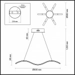 Люстра Odeon light 3839/72L PARAFANGO