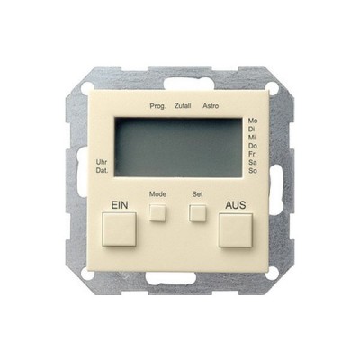 Gira S-55 Крем глянц Таймер электронный (G38501)